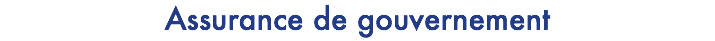 Assurance de gouvernement